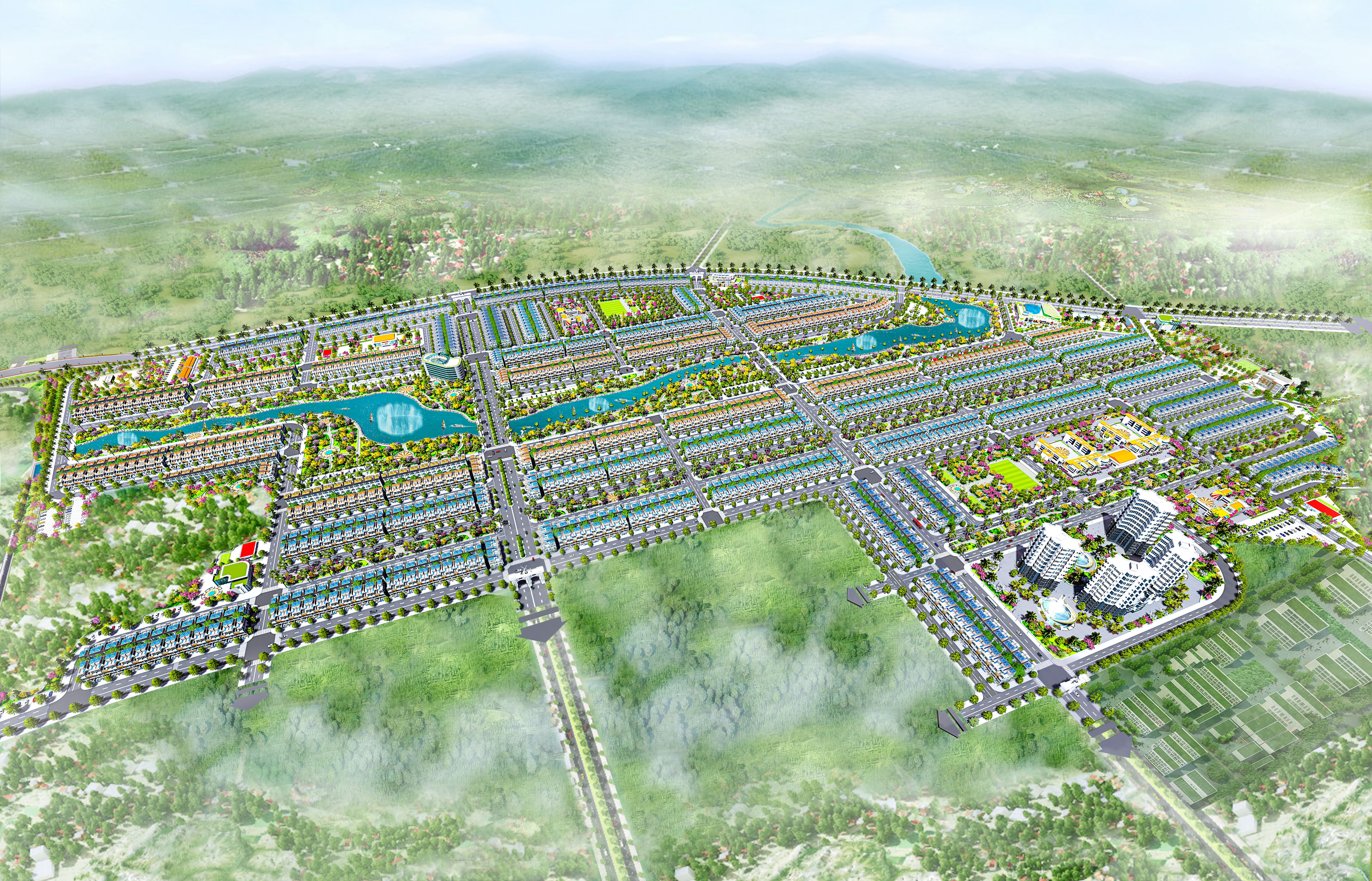 Dự án quy hoạch chi tiết khu dân cư mới Yên Sơn 5, huyện Lục Nam, tỷ lệ 1/500